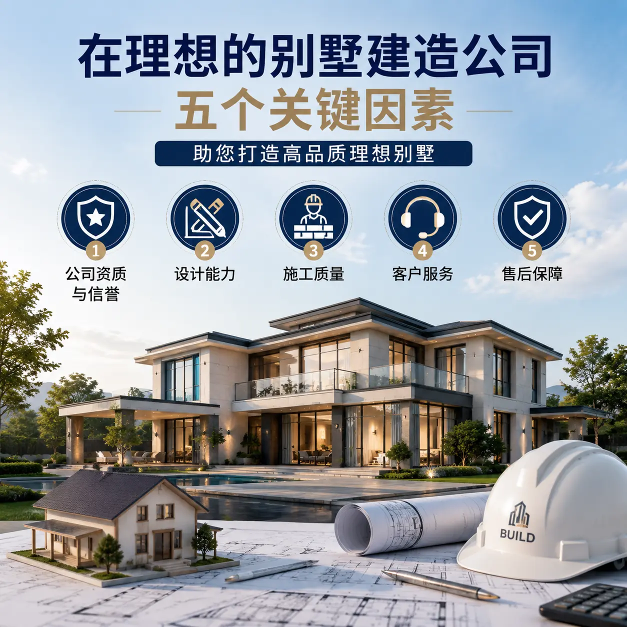 在 惠水 找到理想别墅建造公司的五个关键因素