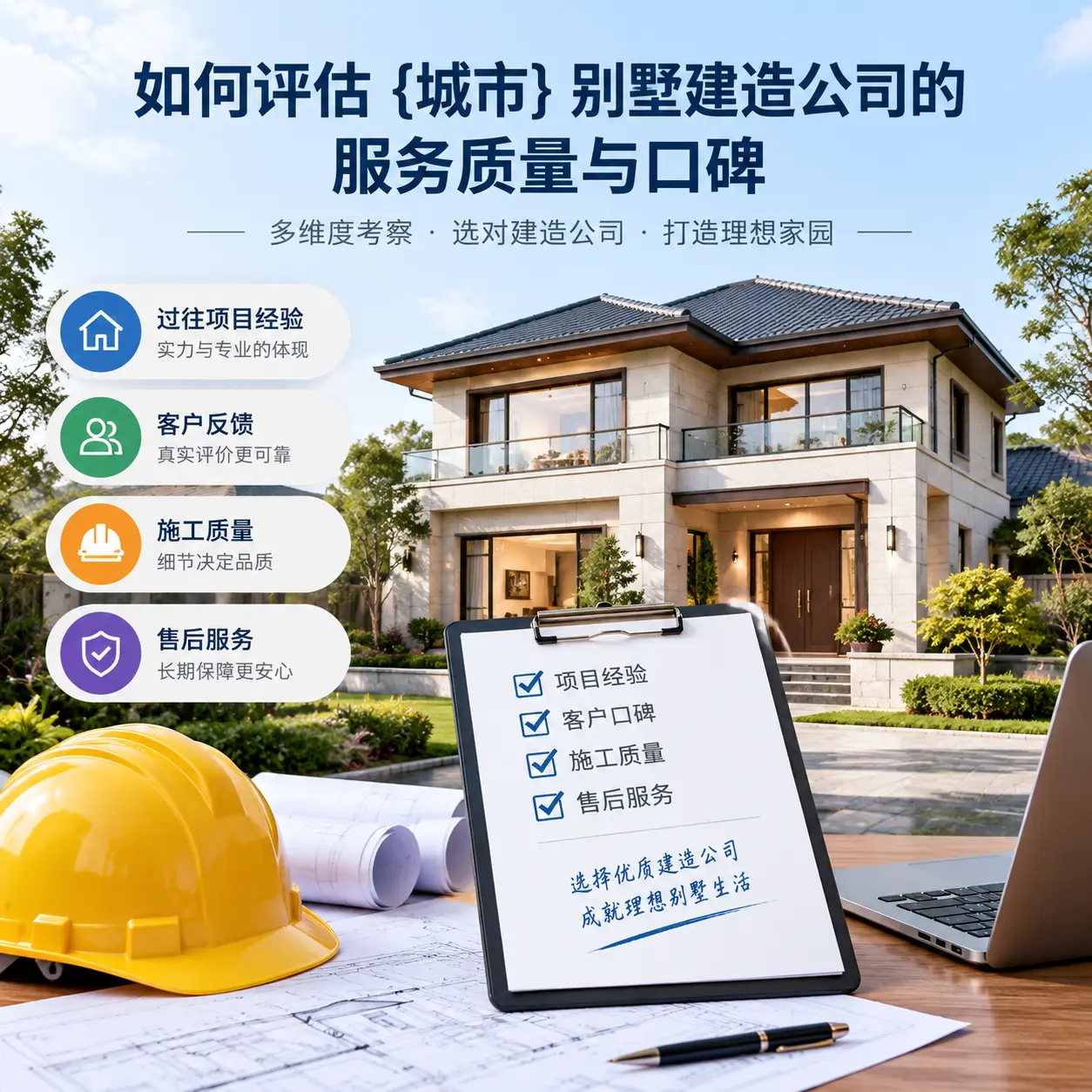 如何评估 惠水 别墅建造公司的服务质量与口碑