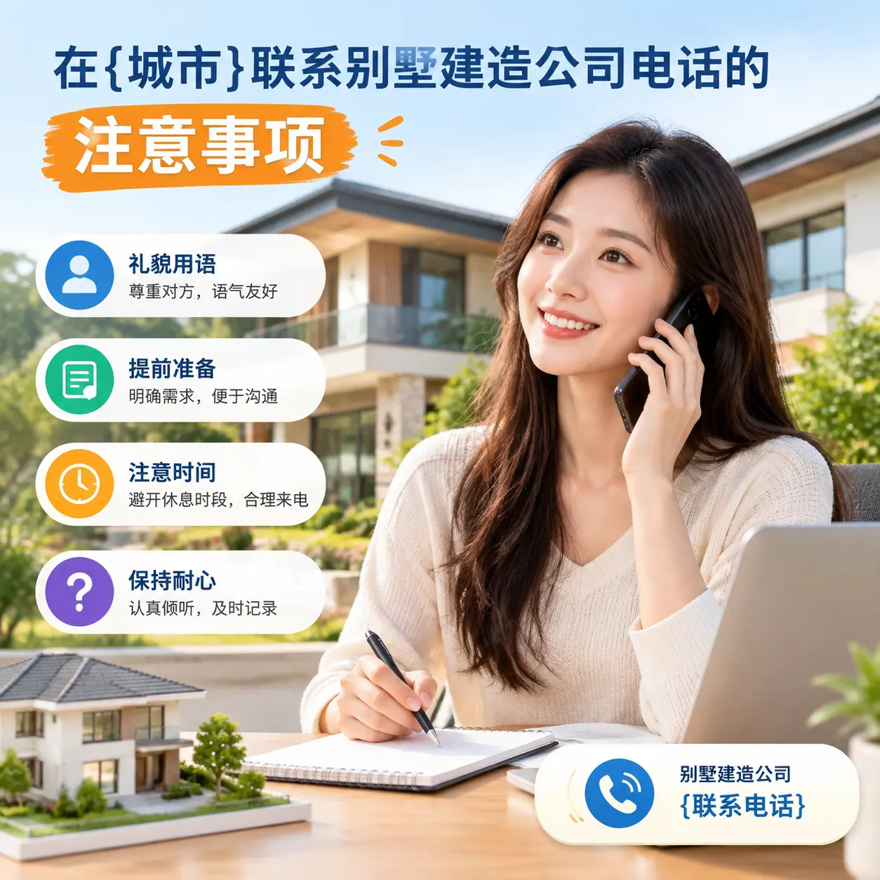 在惠水联系别墅建造公司电话的注意事项