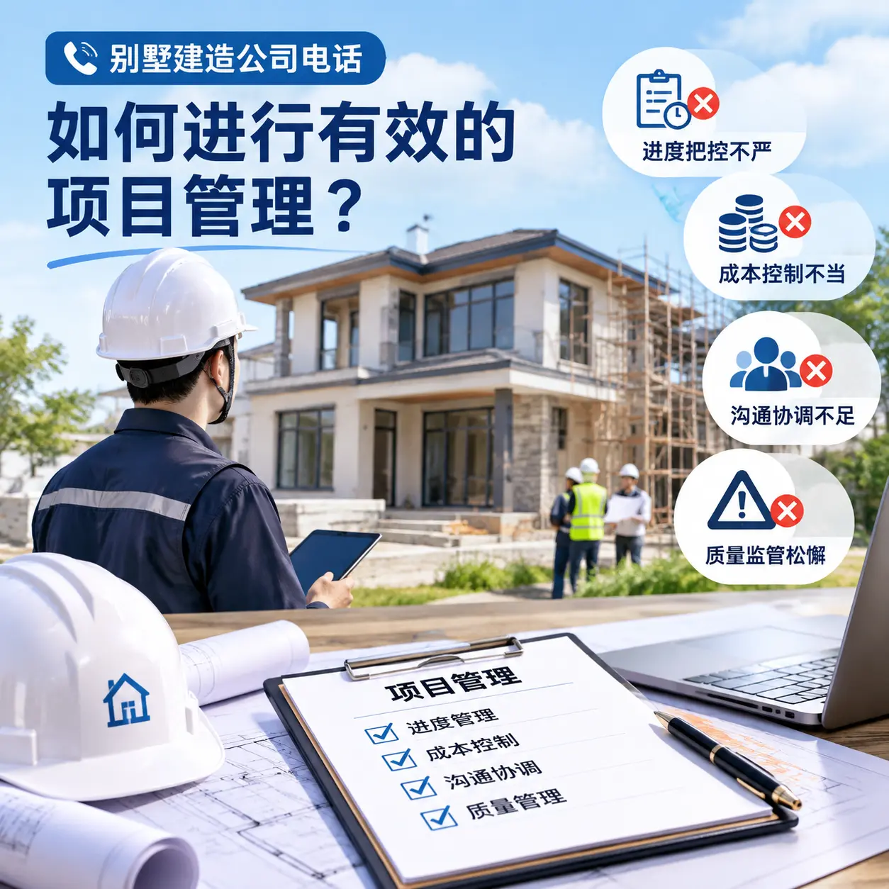 别墅建造公司电话:如何进行有效的项目管理?