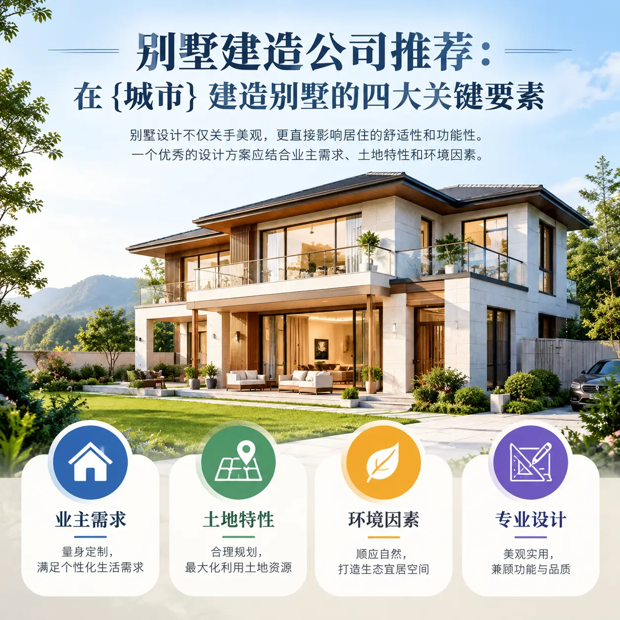 别墅建造公司推荐：在 惠水 建造别墅的四大关键要素