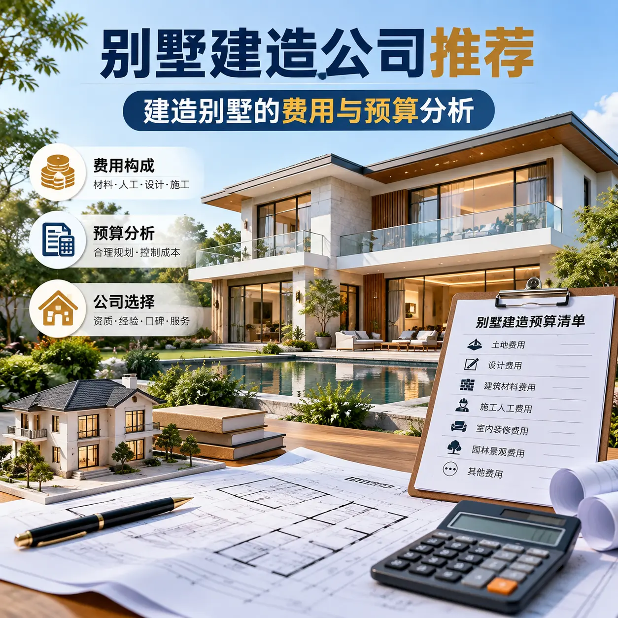 别墅建造公司推荐： 惠水 建造别墅的费用与预算分析