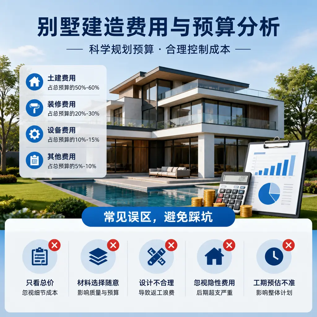 别墅建造公司推荐： 惠水 建造别墅的费用与预算分析