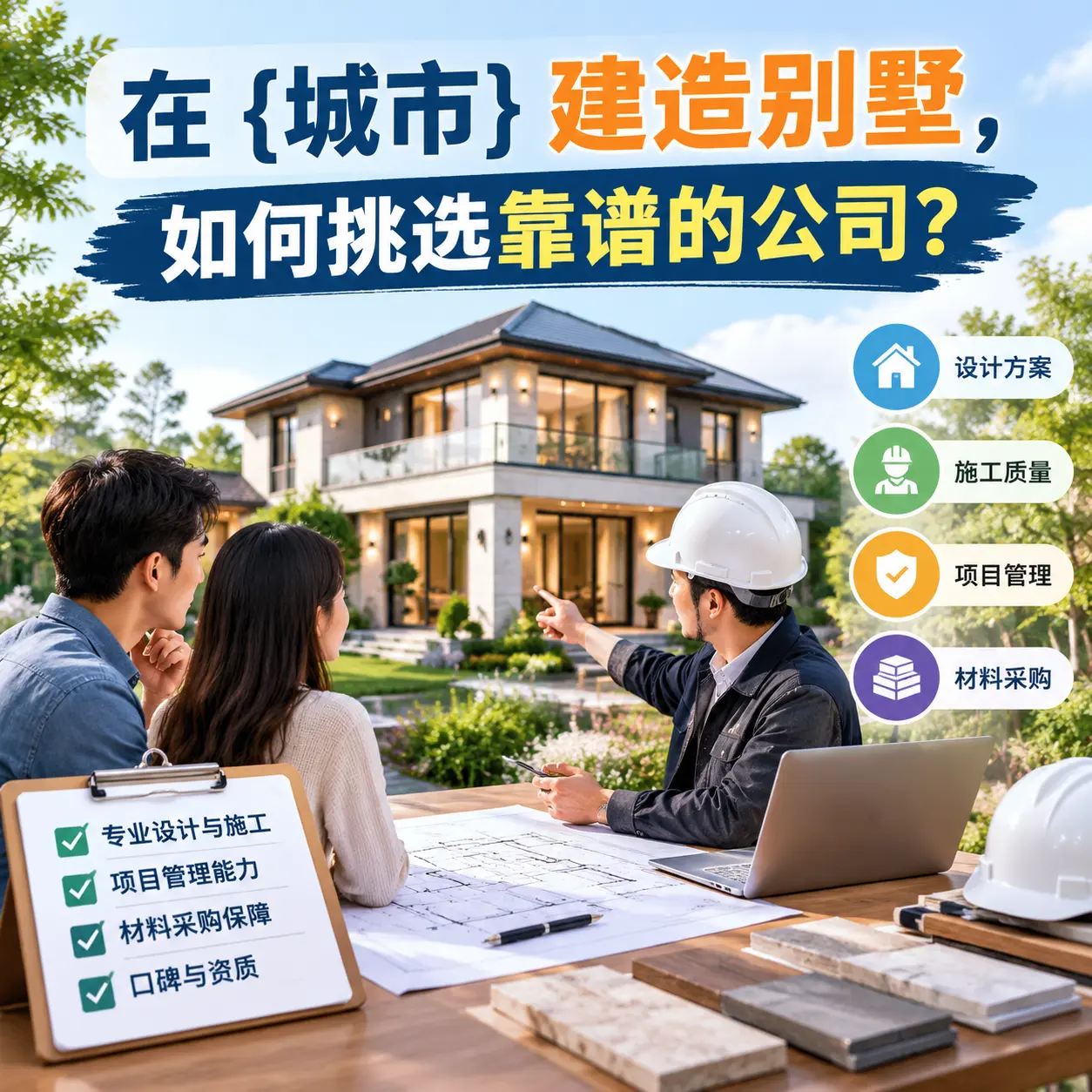 在 惠水 建造别墅,如何挑选靠谱的公司?
