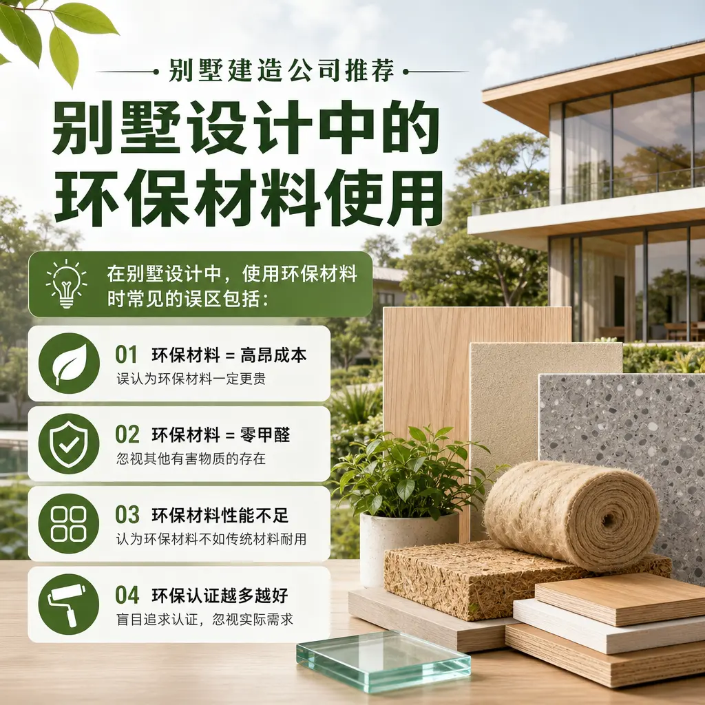 别墅建造公司推荐: 惠水 别墅设计中的环保材料使用