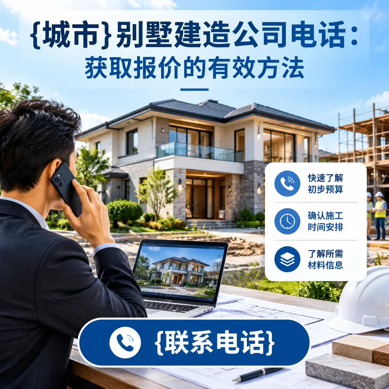 惠水别墅建造公司电话：获取报价的有效方法